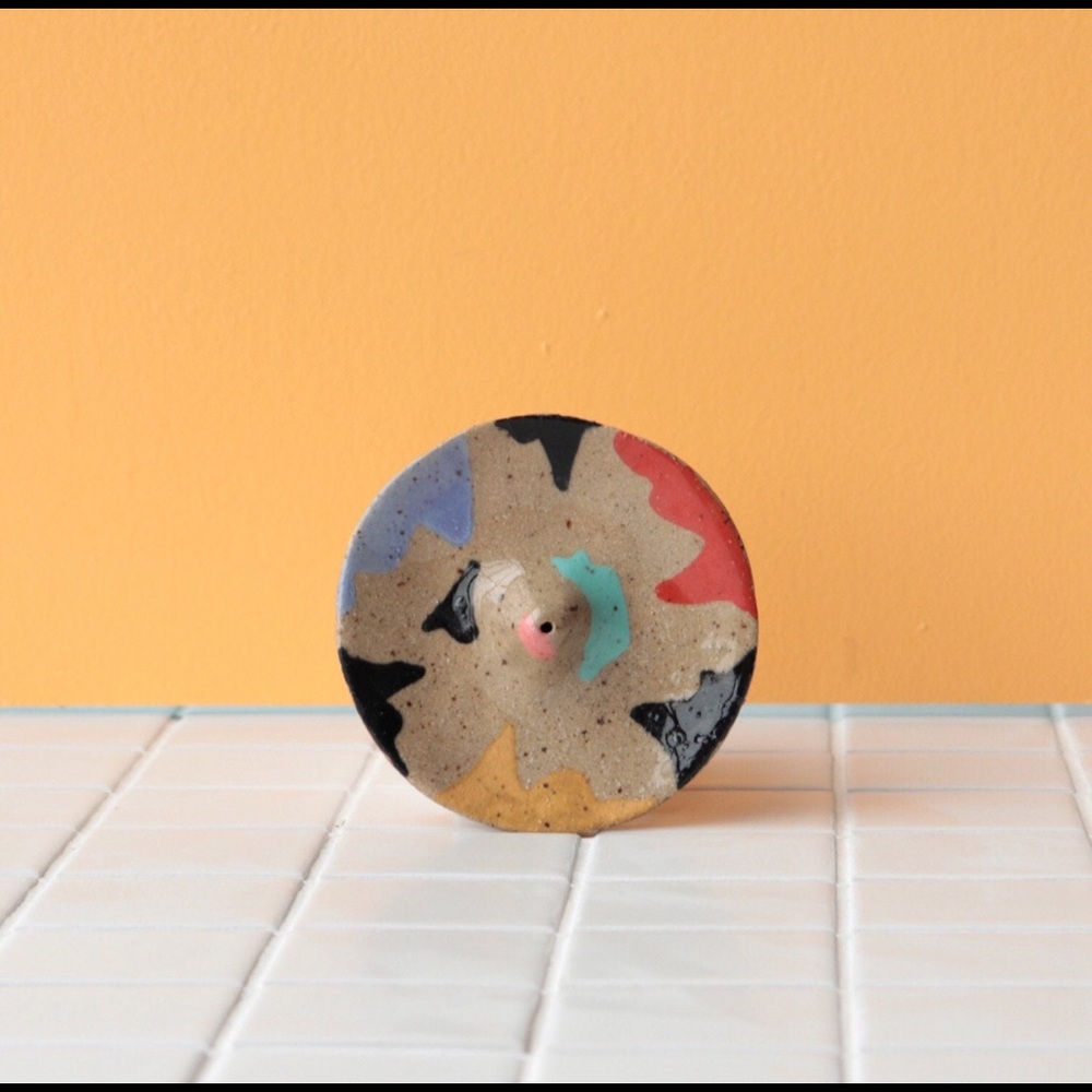 Ceramic Funky Incense Holder